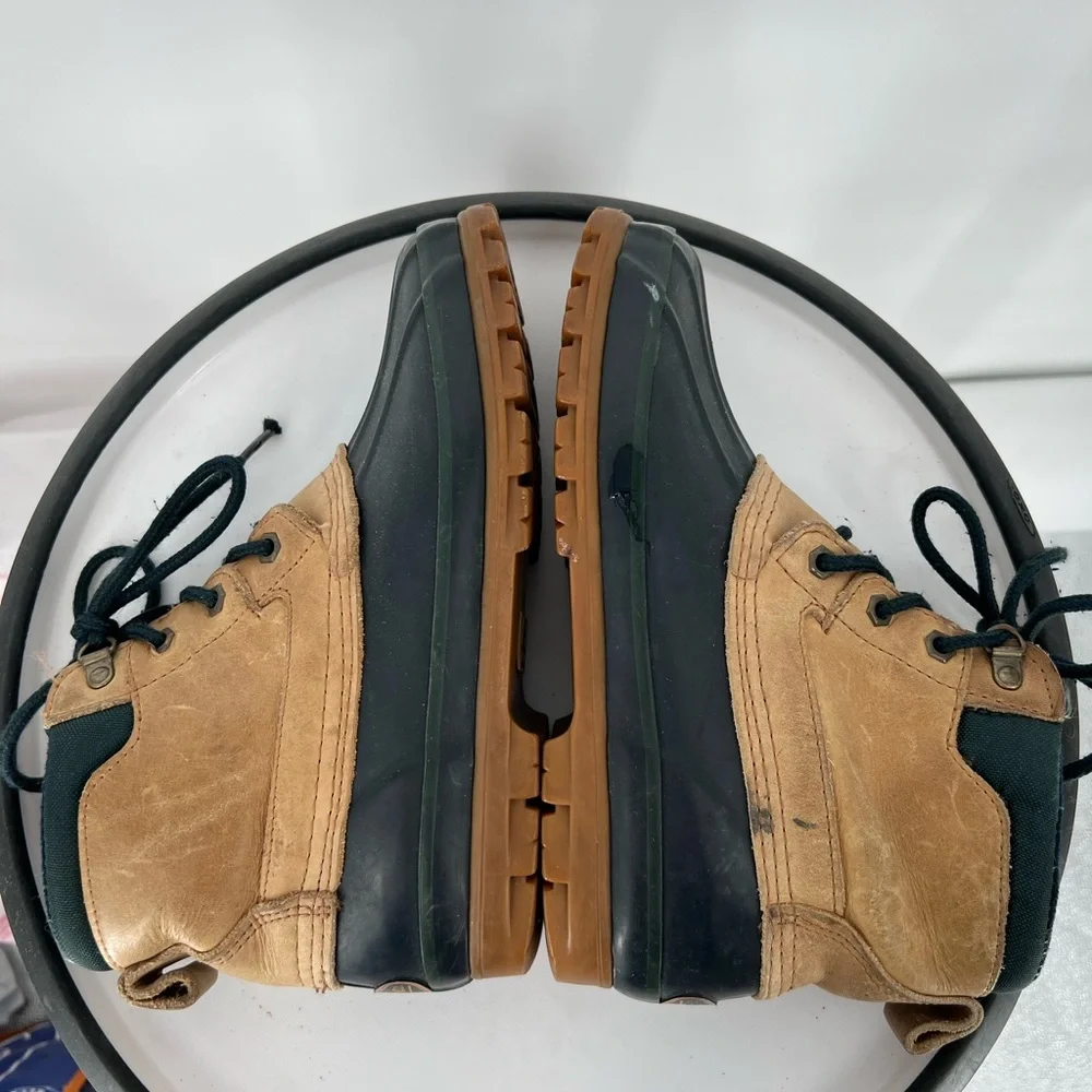 G. H. BASS GLACIAL DUCK BOOTS WATERPROOF WITH LEATHER AND‎ RUBBER UPPER